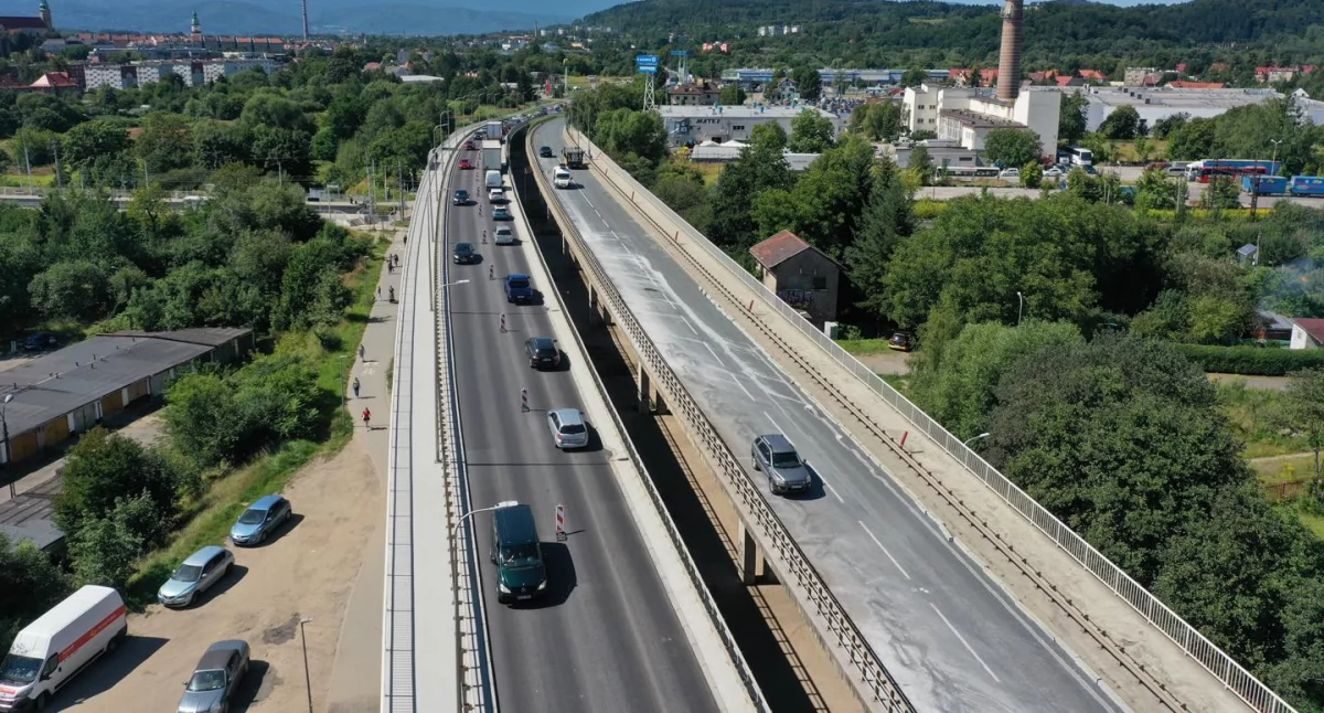 Koniec remontu drugiej nitki estakady w Jeleniej Górze
