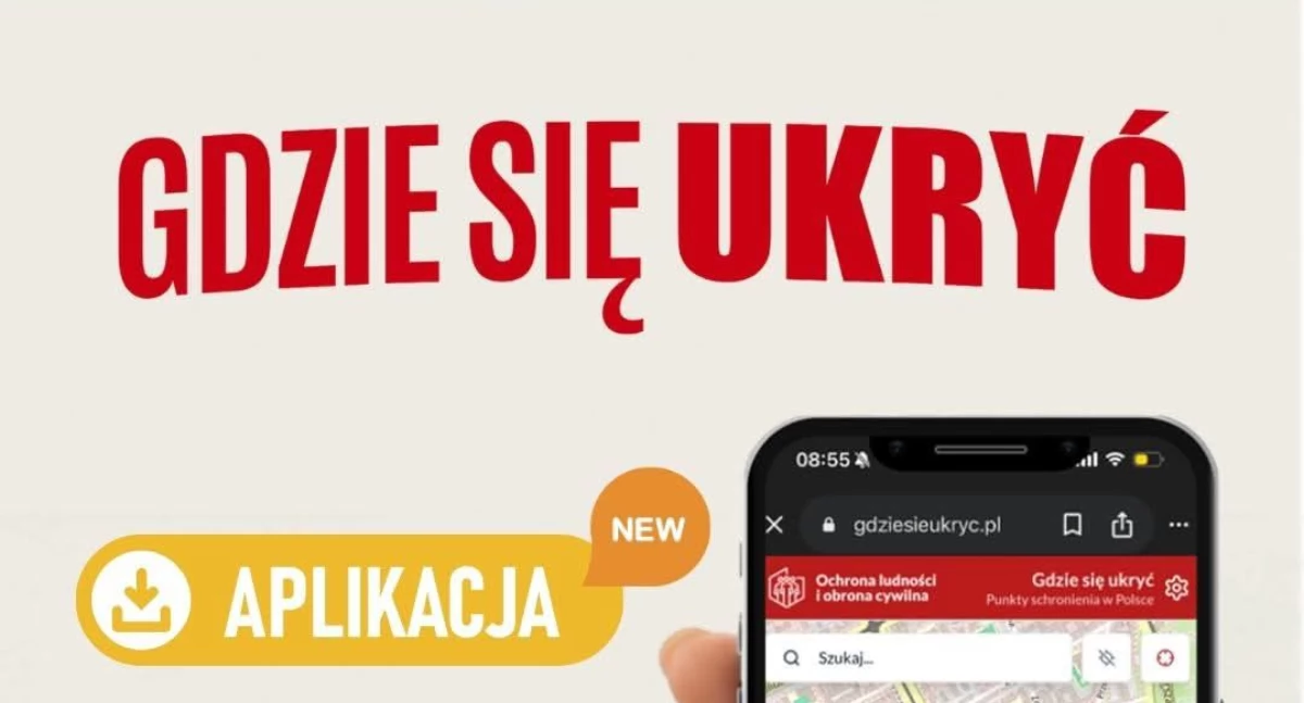 Gdzie się ukryć - aplikacja mobilna już dostępna