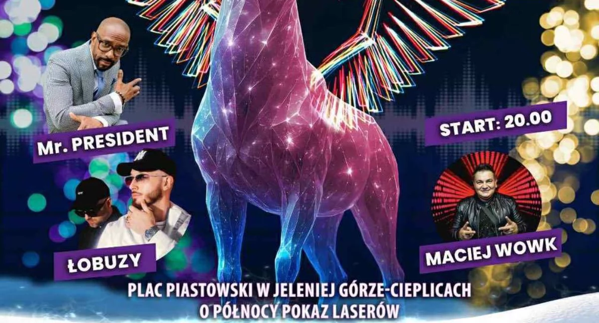 Cieplicki Gorący Sylwester 2025. Muzyczne powitanie Nowego Roku na Placu Piastowskim