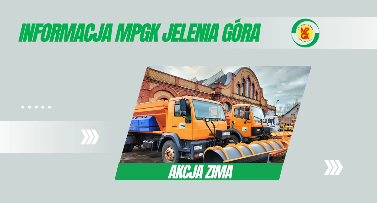 Intensywna akcja zimowa w Jeleniej Górze. MPGK działa na najwyższych obrotach