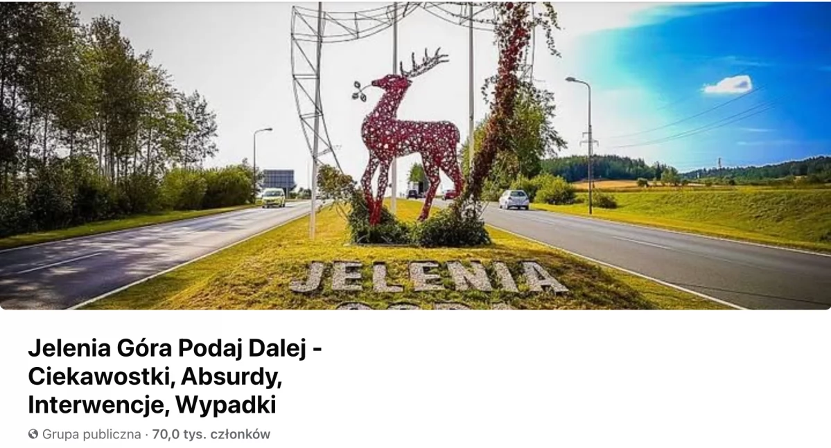 Najlepsza jeleniogórska grupa na Facebooku ma już 70 000 użytkowników