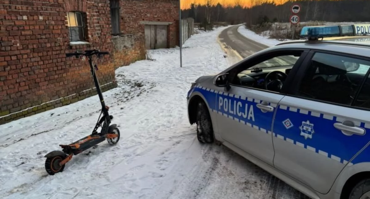 Hulajnogą po pijaku