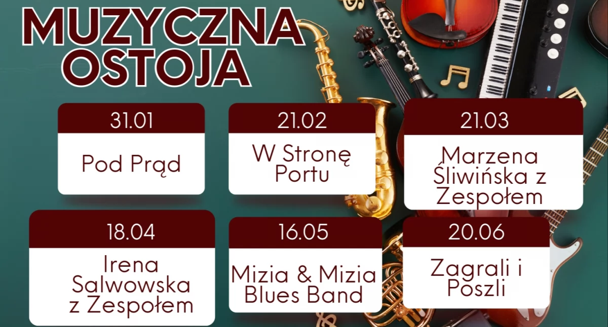Muzyczna Ostoja zaprasza : Energetyczny wieczór z zespołem Pod Prąd w Podgórzynie