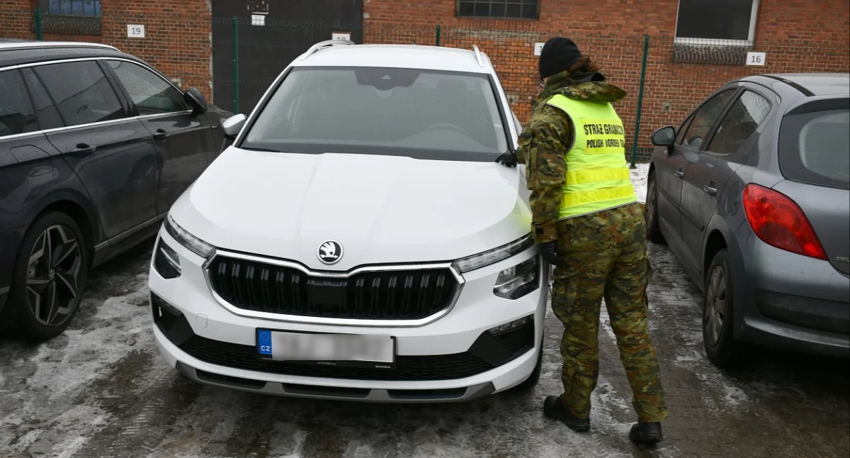 Wypożyczone auto okazało się kradzione. Interwencja Straży Granicznej w Zgorzelcu