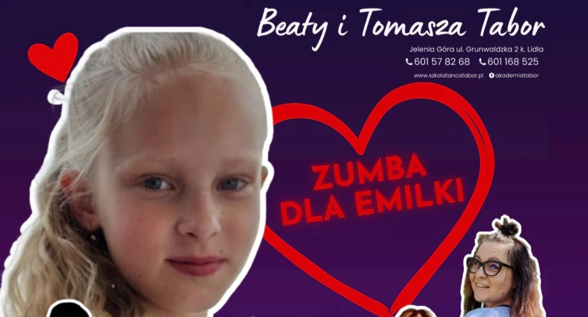 Zumba dla Emilki. Mieszkańcy jednoczą się, by pomóc 10-letniej jeleniogórzance