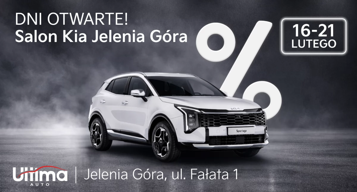 Najpierw jazda, potem decyzja. Ultima Auto zaprasza na Dni Otwarte Kia w Jeleniej Górze