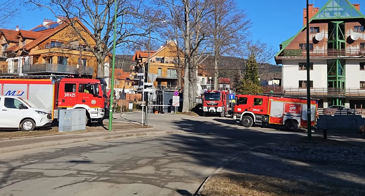 Wyciek gazu w w Szklarskiej Porębie. Ewakuowano około 20 osób.