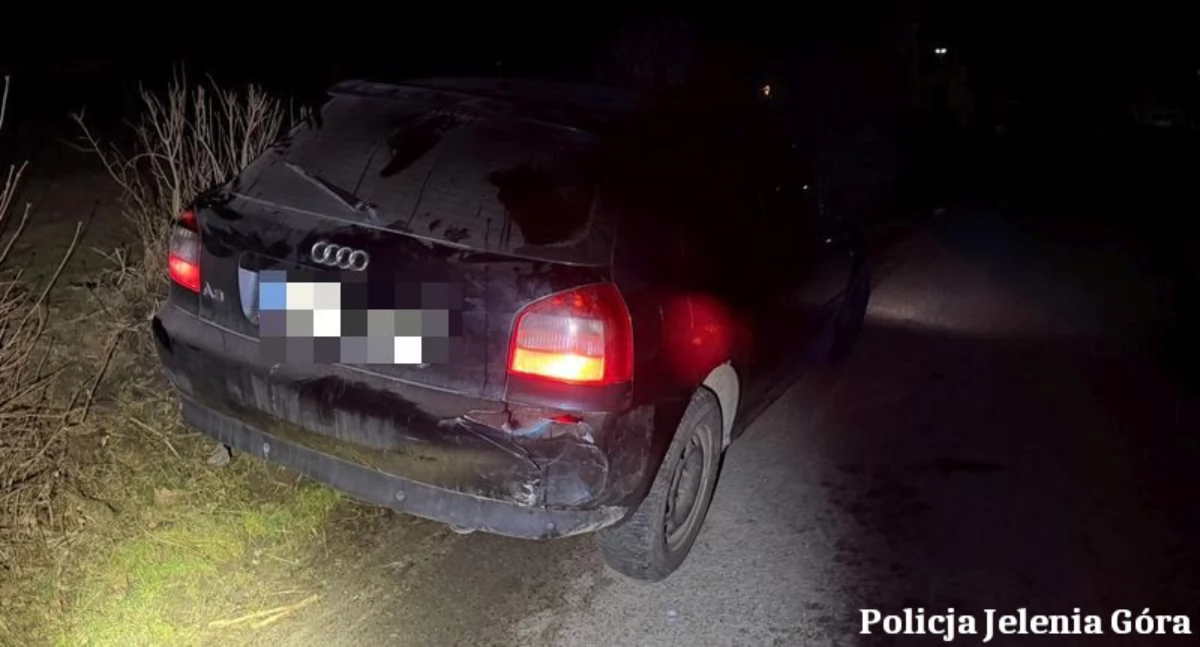 Pijany kierowca z zakazem uciekał przed policją. Po pościgu zatrzymano trzy osoby
