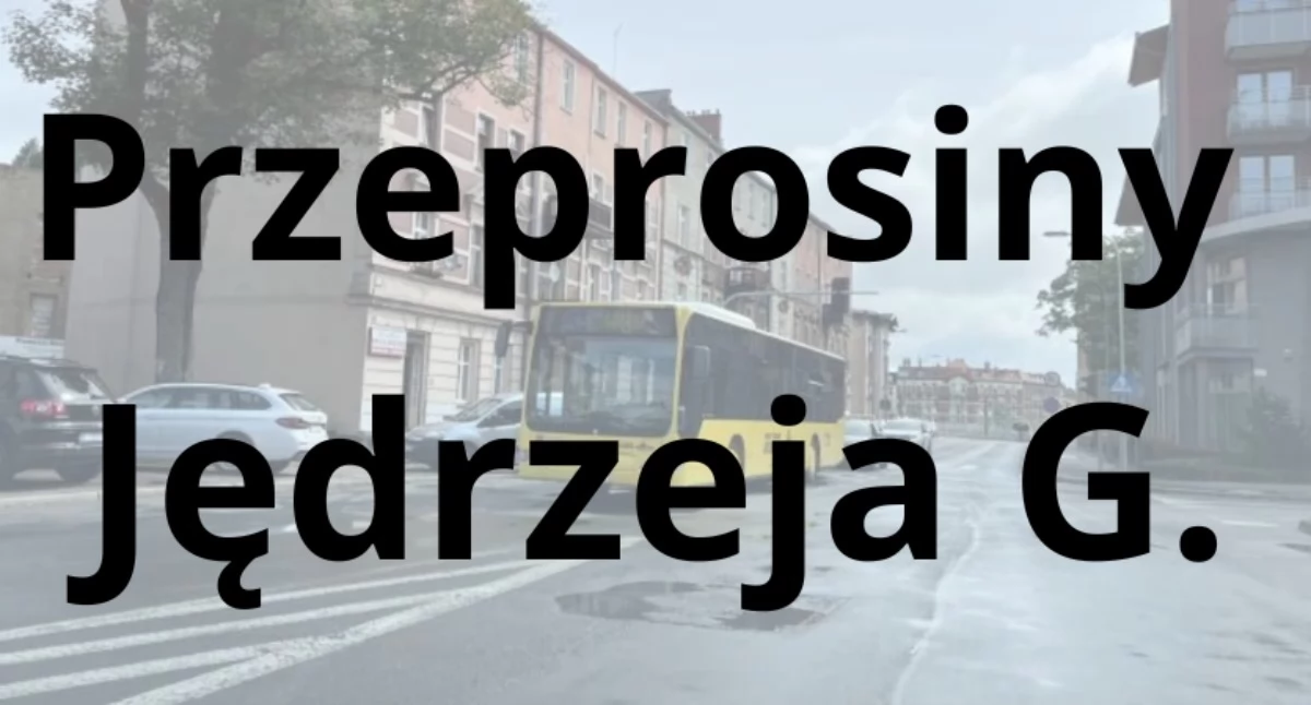 Jędrzej G. przeprasza firmę PKS Jelenia Góra