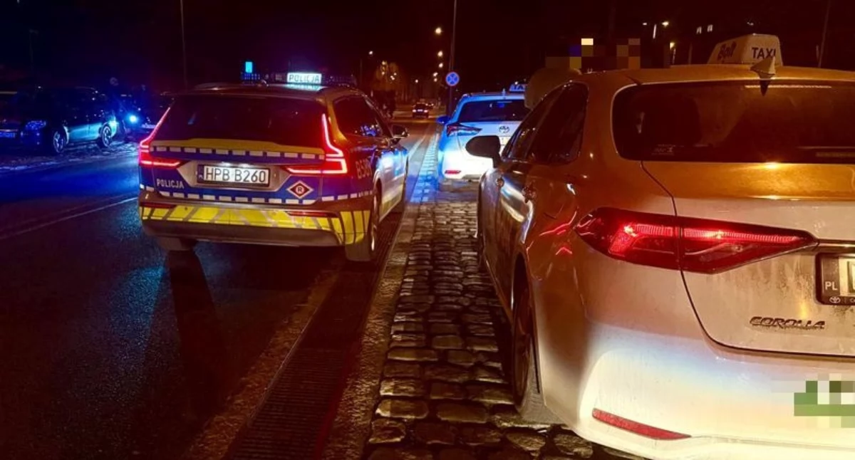 Nocna akcja TAXI w naszym regionie. Służby skontrolowały blisko 100 pojazdów