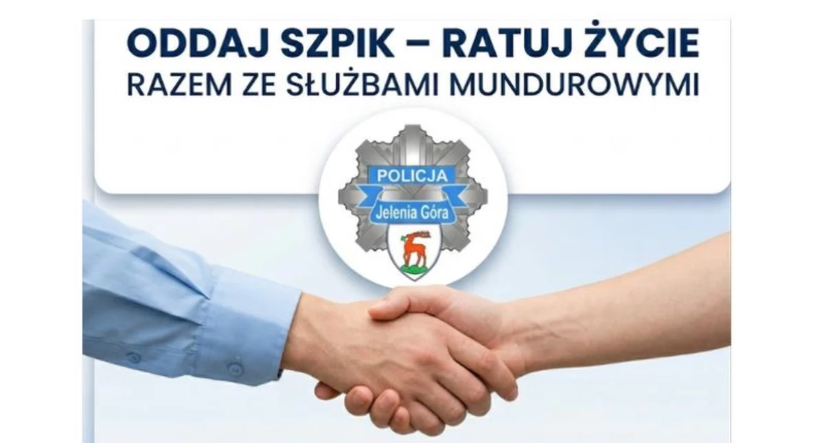Jelenia Góra : Służby mundurowe wspólnie działają na rzecz dawstwa szpiku