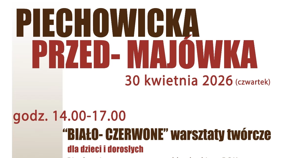 Piechowicka Przed-Majówka w POK. Spotkanie z historią miasta już 30 kwietnia