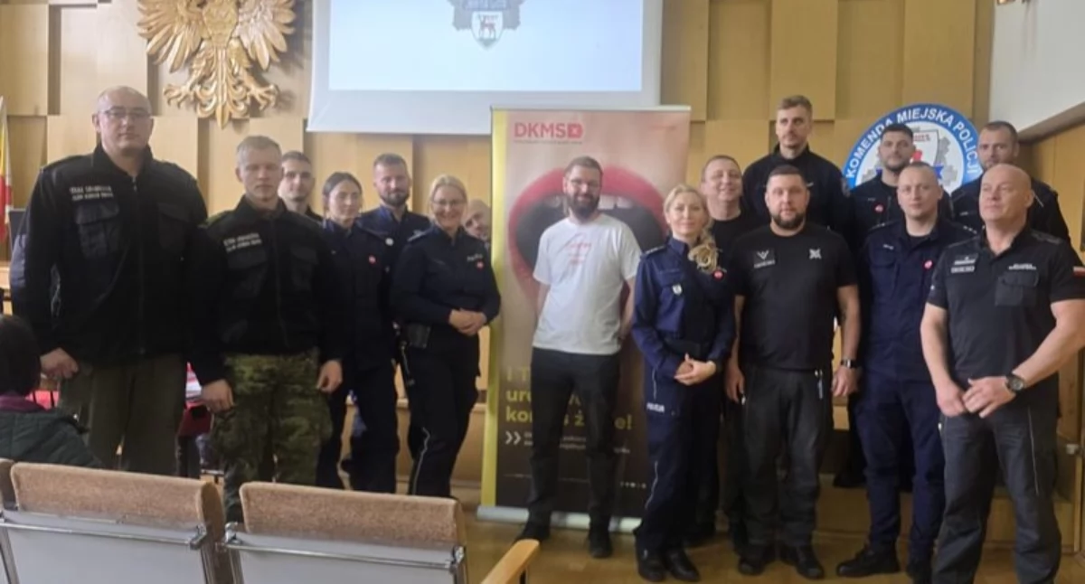 38 nowych potencjalnych dawców po akcji służb i studentów