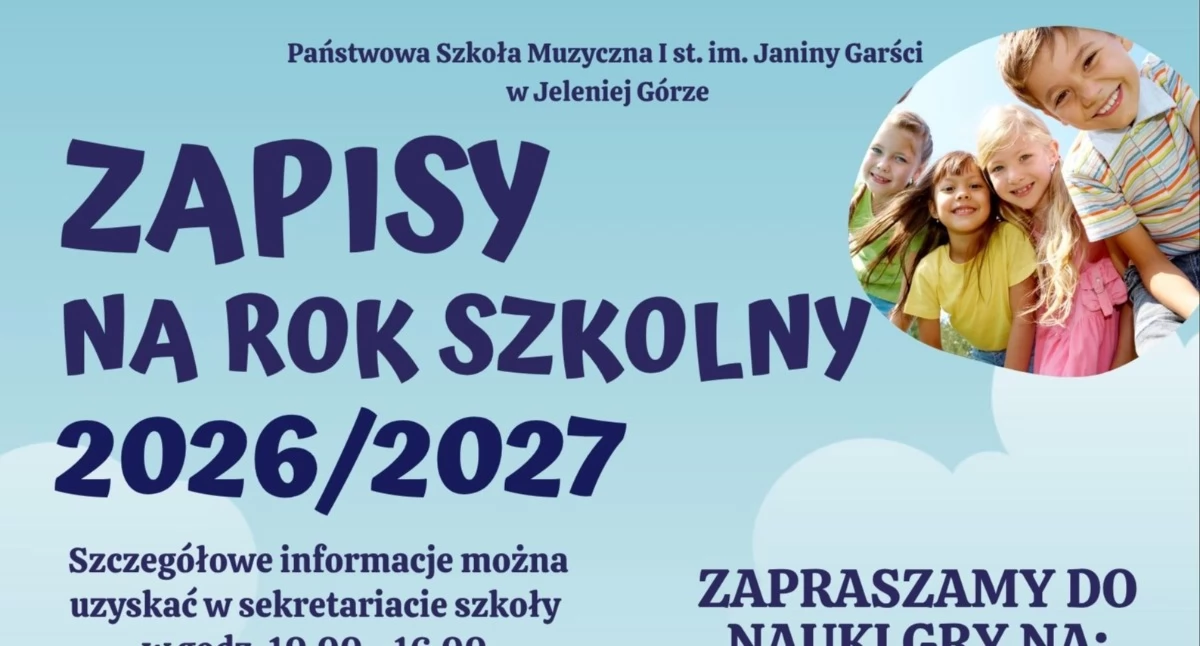 Twoje dziecko ma talent. Pomóż mu go odkryć! Rekrutacja do szkoły muzycznej w Jeleniej Górze trwa!