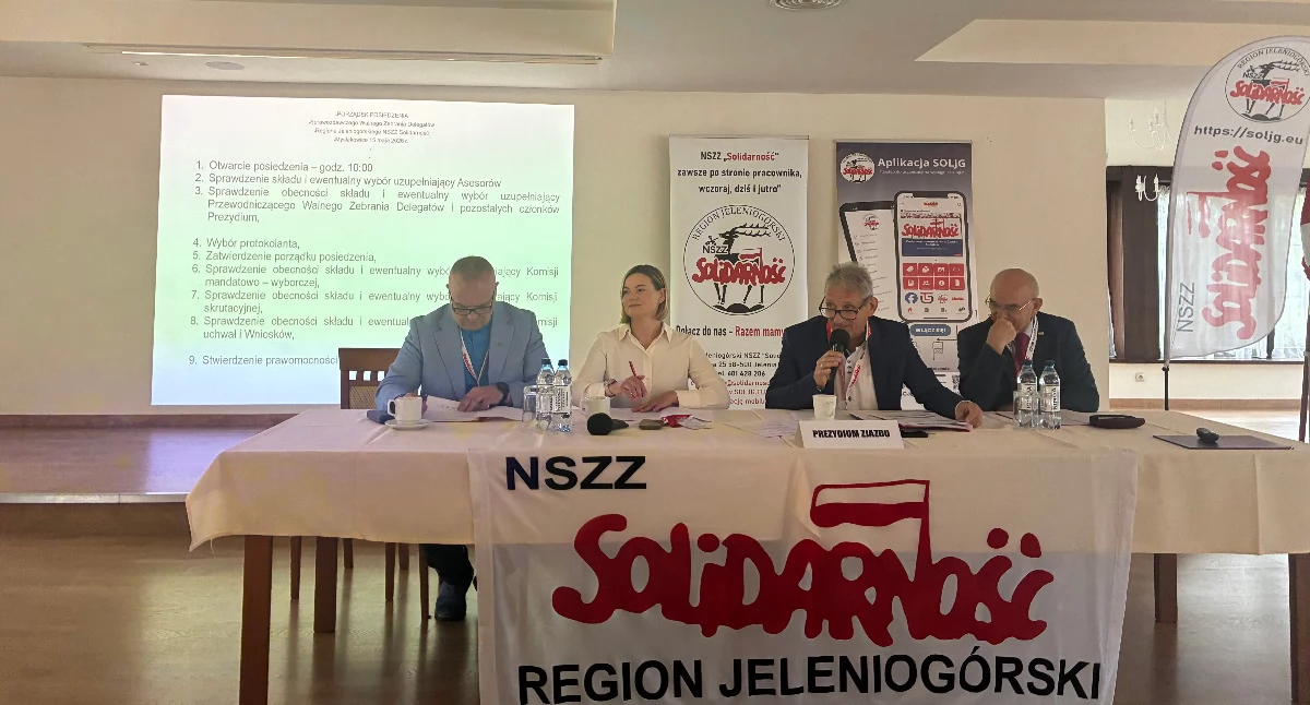 Solidarność podsumowała rok działalności. Delegaci udzielili absolutorium władzom Regionu Jeleniogórskiego