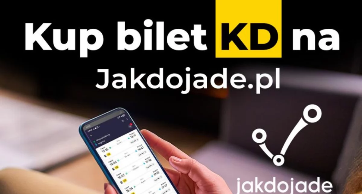 Koleje Dolnośląskie w aplikacji Jakdojade. Kupisz bilet i sprawdzisz opóźnienie w jednym miejscu.