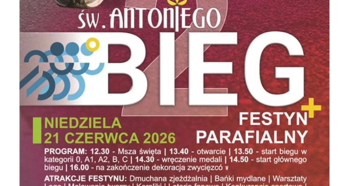 Festyn rodzinny i Drugi Bieg św. Antoniego już wkrótce w Piechowicach