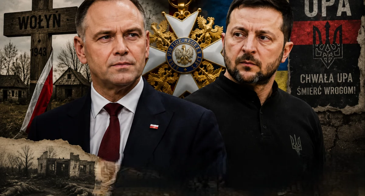 Karol Nawrocki odebrał Zełenskiemu Order Orła Białego