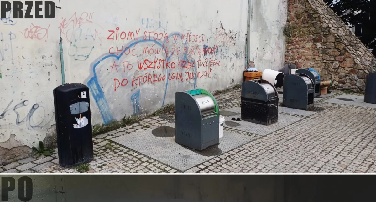 Cacy - czyszczą miasto z bzdurnych bazgrołów. Czy to aniołowie przestrzeni publicznej miasta?