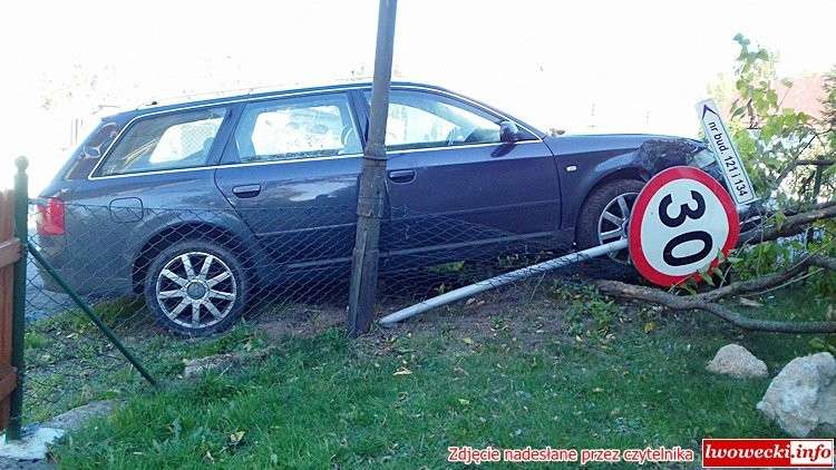 Ucieczkę przed policją zakończył w ogródku