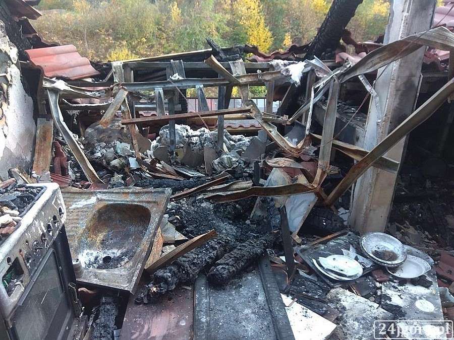 Ogromne zniszczenia po pożarze w Piechowicach