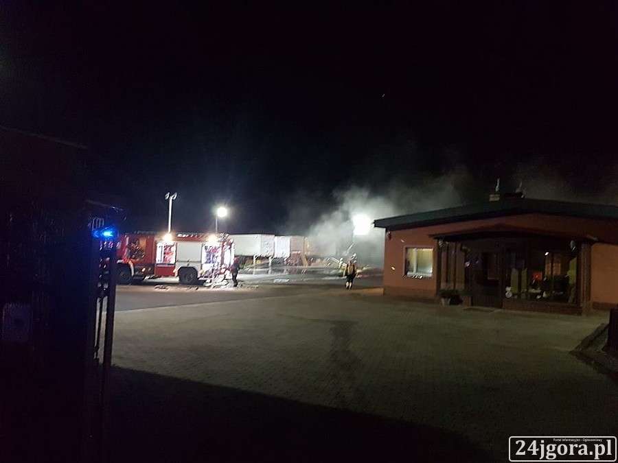 Pożar w Łomnicy. Płonęła stadnina koni