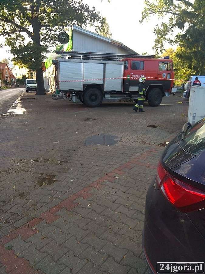 Interwencja straży pożarnej w Starej Kamienicy