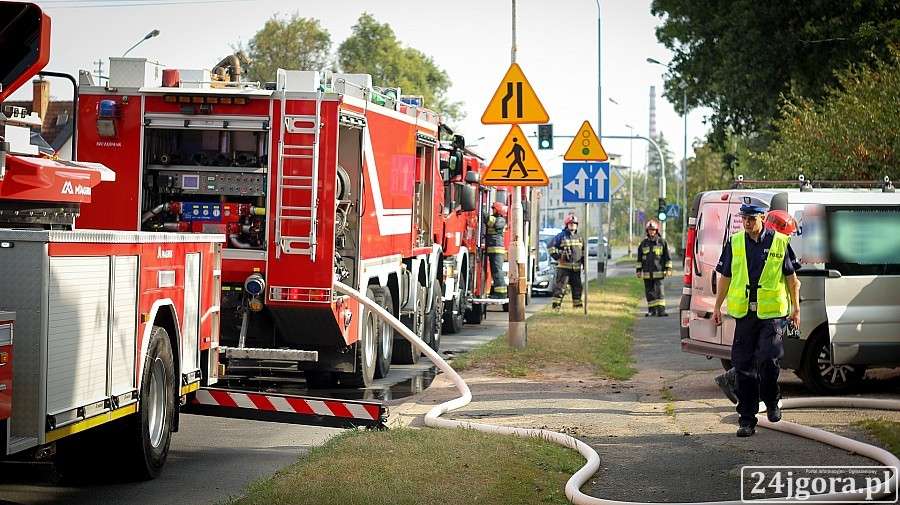 Pożar budynku przy ul. Wolności. 6 osób ewakuowanych