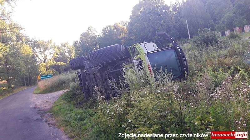 Kombajn w rowie