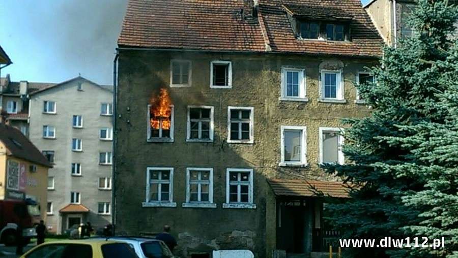 Pożar w Lwówku Śląskim