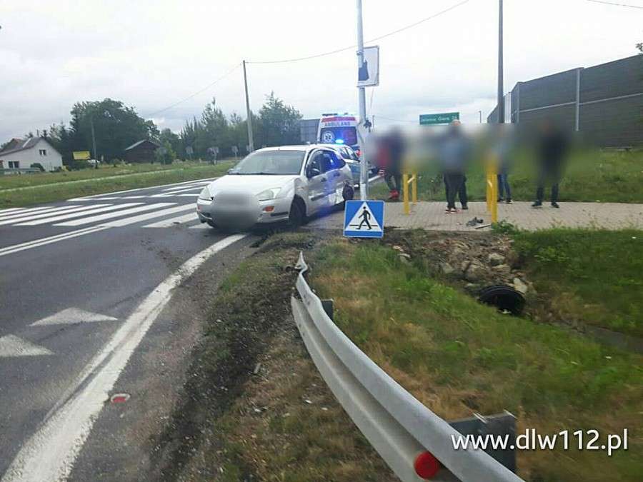 Wypadek na trasie Jelenia Góra - Gryfów