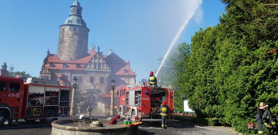 Napad terrorystyczny i pożar w Zamku Czocha