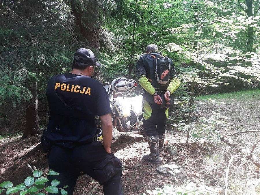 Sroga kara dla niemieckiego motocyklisty