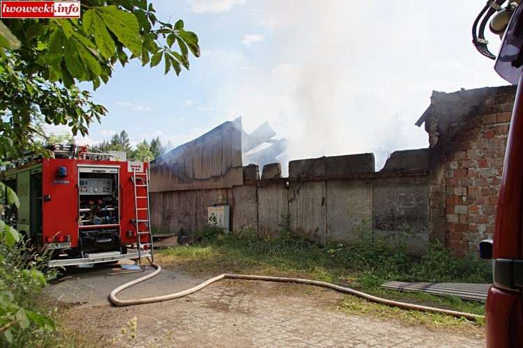 Pożar w Uboczu. Ogromne straty materialne.