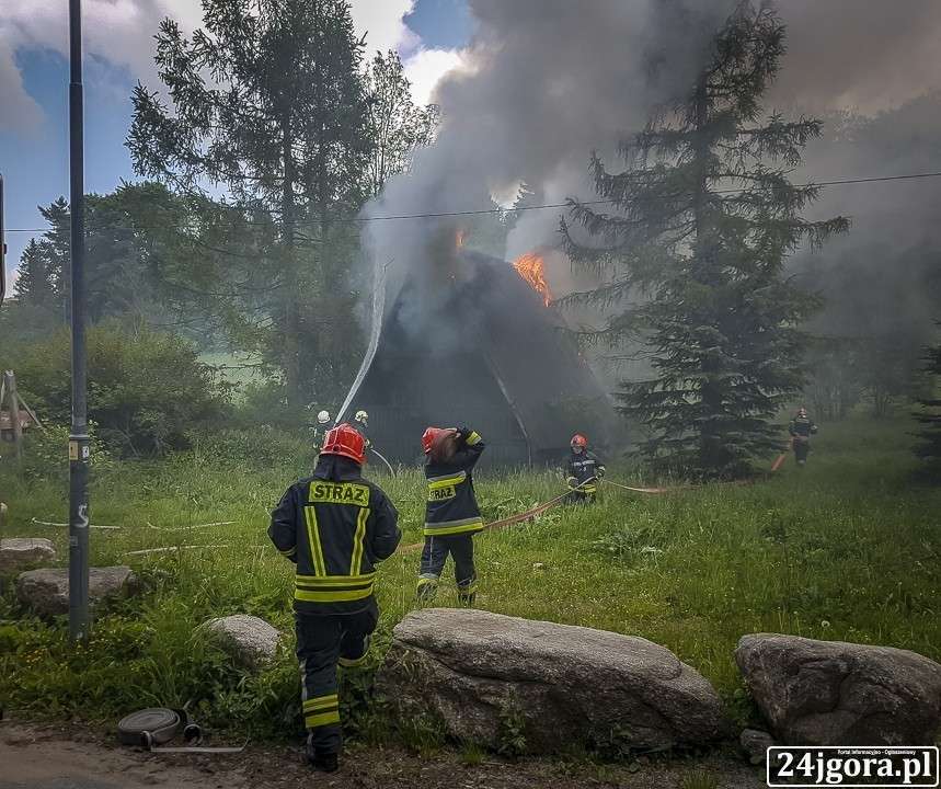 Pożar w Borowicach : Policja złapała podpalacza