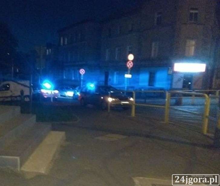 Potrącenie pieszego na ulicy Wolności