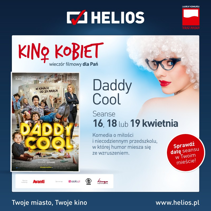 Kino Kobiet - Helios zaprasza na seanse dla Pań!