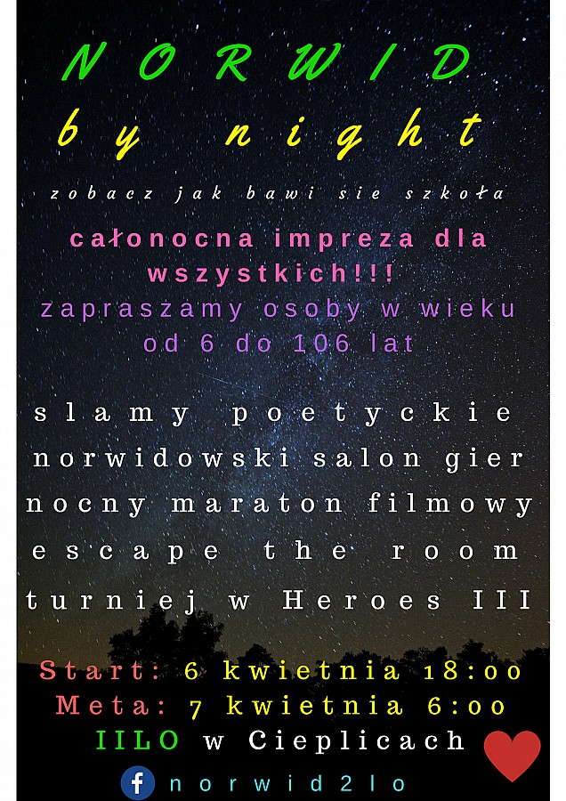 NORWID BY NIGHT już w ten piątek!