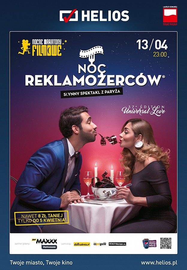 Noc Reklamożerców w kinie Helios!