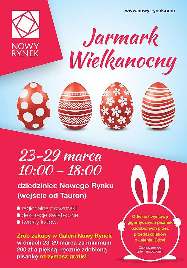 Jarmark, malowanie jajek i pisanki w prezencie, czyli Wielkanoc w Nowym Rynku