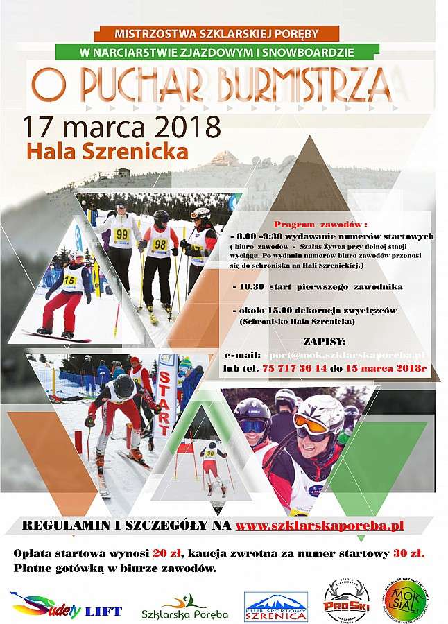 Mistrzostwa Szklarskiej Poręby w Narciarstwie Zjazdowym i Snowboardzie o Puchar Burmistrza