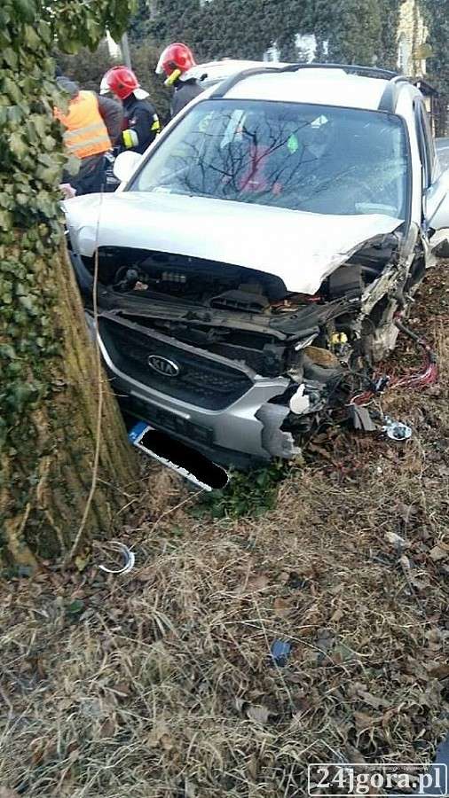 Wypadek na trasie Jelenia Góra - Złotoryja