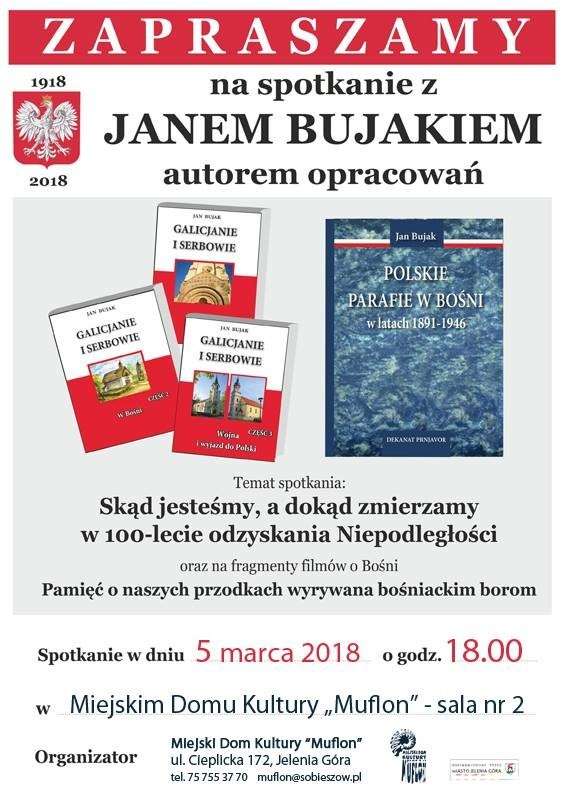SPOTKANIE AUTORSKIE Z JANEM BUJAKIEM W MUFLONIE 