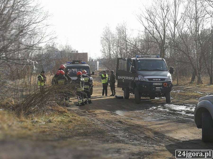 Zdetonowano pocisk moździerzowy przy ul. Ogińskiego (VIDEO)