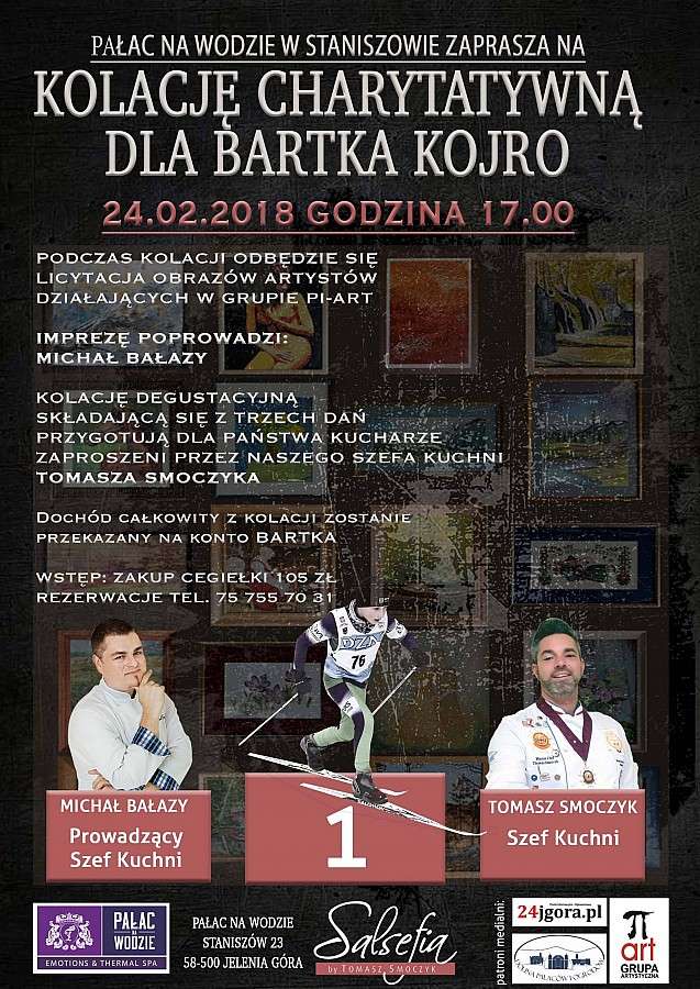 Kolacja charytatywna dla Bartka Kojro