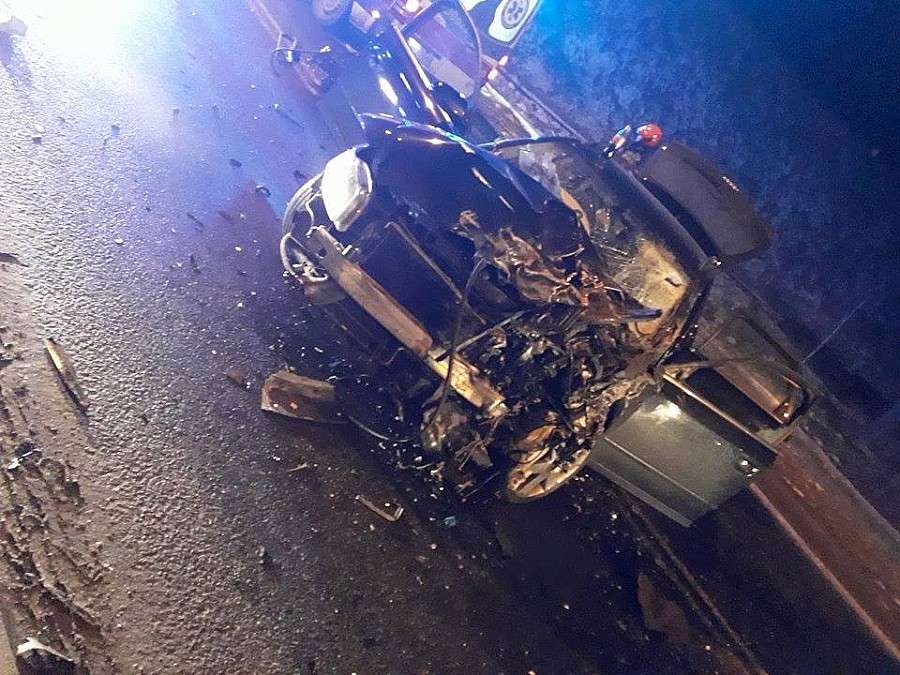 Czołowe zderzenie na DK3 w Kaczorowie. Trzy osoby w szpitalu.