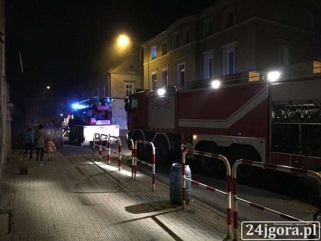 Pożar budynku przy ul. Cieplickiej