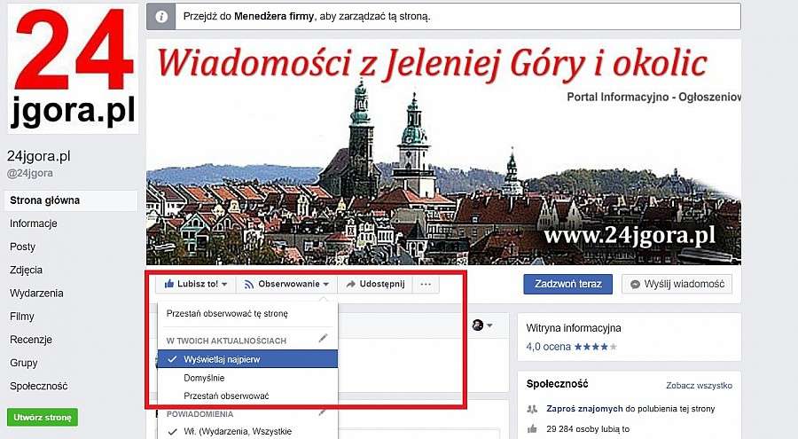 Zmiany na facebooku. Co zrobić by widzieć nasze posty?