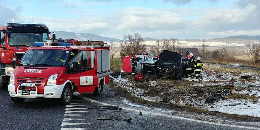 Śmiertelny wypadek na DK5