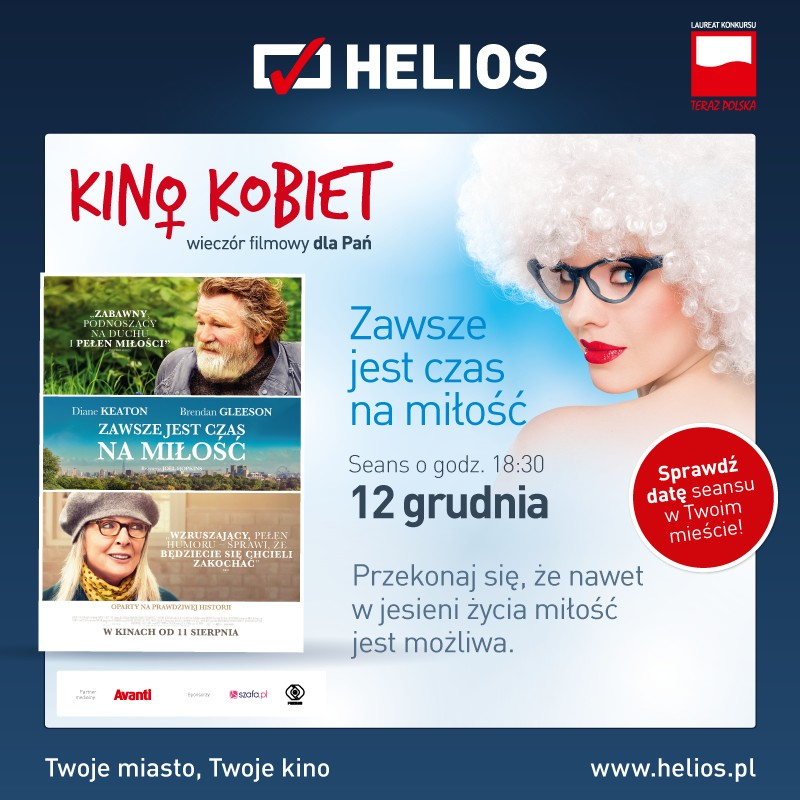 Grudniowe seanse Kina Kobiet w kinie Helios!